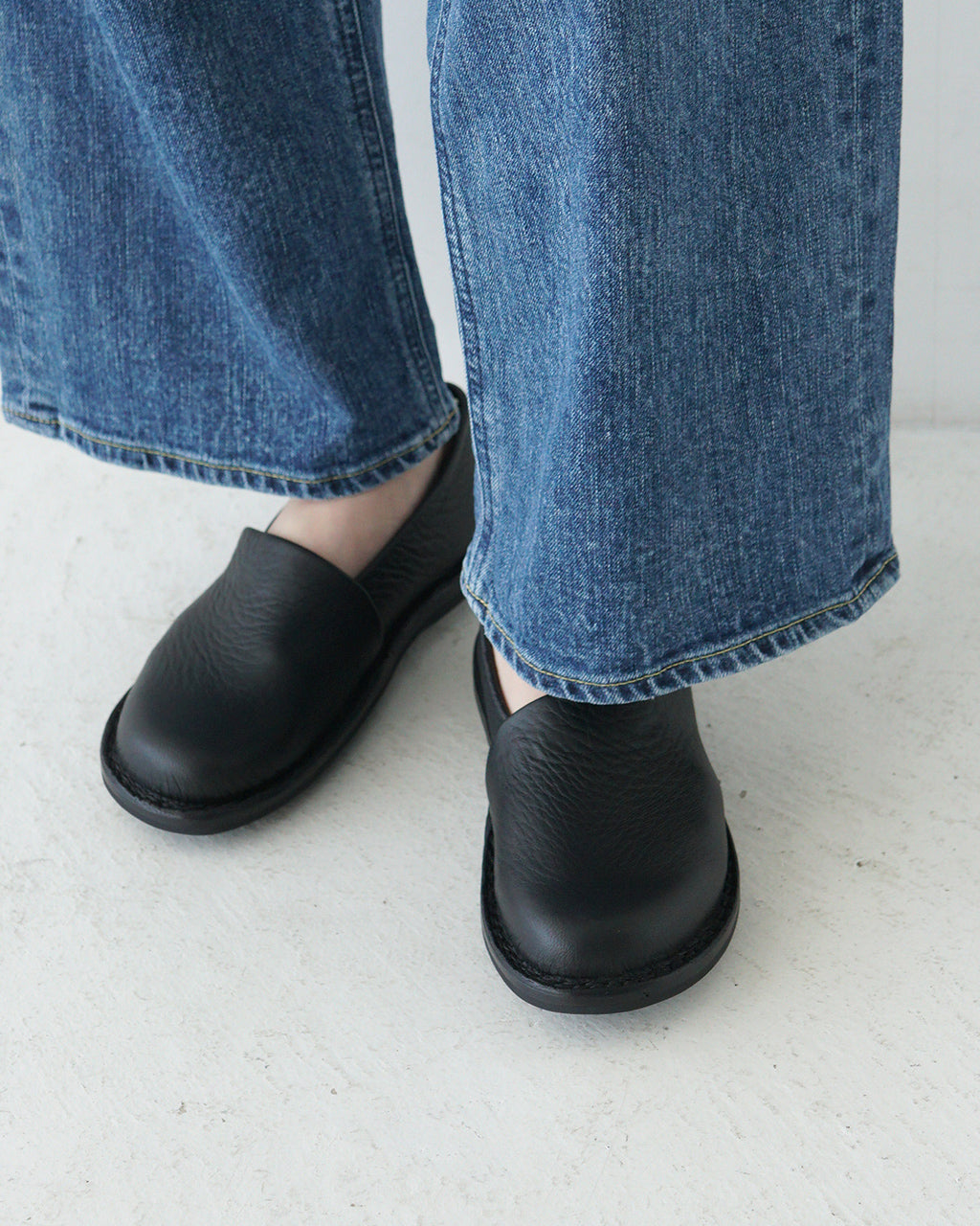 \早得24時間限定ポイント10倍/trippen トリッペン レザー スリッポン Once f ( black-alb ) フラット シューズ ローシューズ ONCE-ALB251【送料無料】
