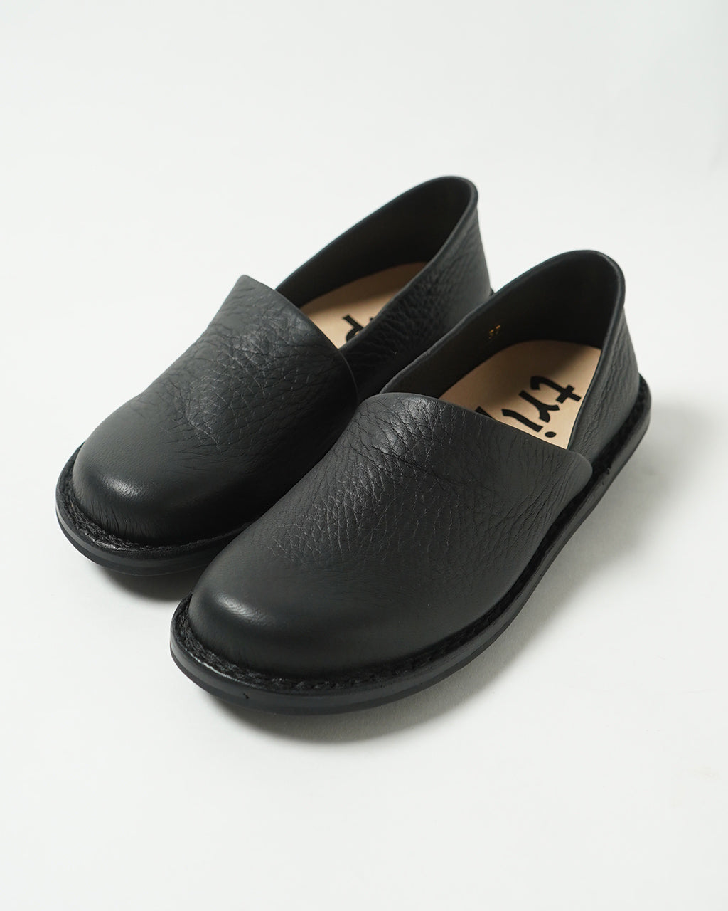 \早得24時間限定ポイント10倍/trippen トリッペン レザー スリッポン Once f ( black-alb ) フラット シューズ ローシューズ ONCE-ALB251【送料無料】