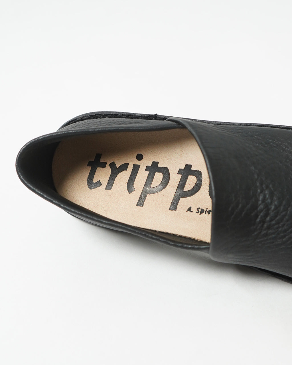 \早得24時間限定ポイント10倍/trippen トリッペン レザー スリッポン Once f ( black-alb ) フラット シューズ ローシューズ ONCE-ALB251【送料無料】
