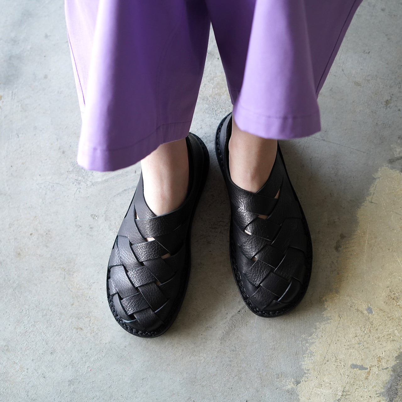 \早得24時間限定ポイント10倍/トリッペン trippen レザーメッシュシューズ Push f プッシュ イントレチャート 編み込み バックジップ シューズ 靴 PUSH-WAW251 PUSH-ICE251 【送料無料】