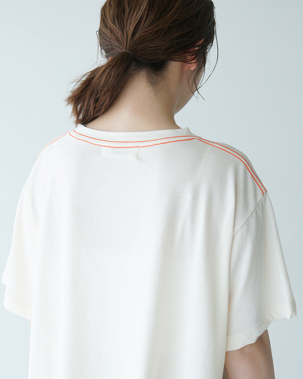 【SALE!40%OFF】tumugu ツムグ DEPEND天竺 プリント裾ラウンドT Tシャツ トップス カットソー TC25210