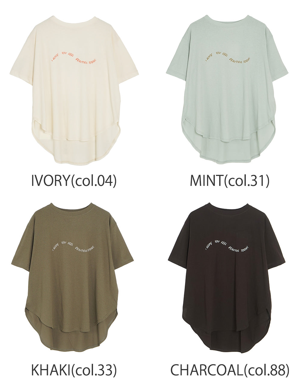 【SALE!40%OFF】tumugu ツムグ DEPEND天竺 プリント裾ラウンドT Tシャツ トップス カットソー TC25210