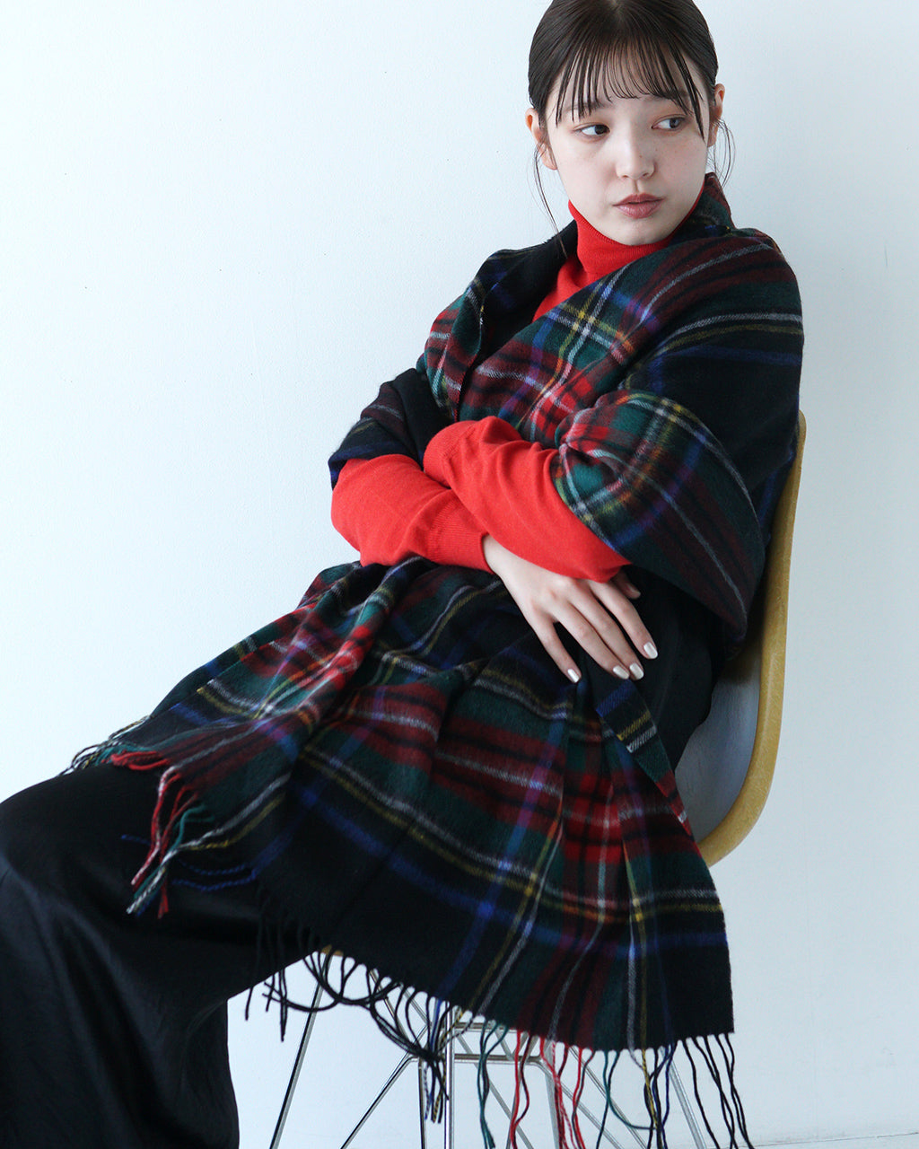 TWEEDMILL ツイードミル ラムウール 大判ストール ブランケット マフラー レディース 70-190WP【送料無料】