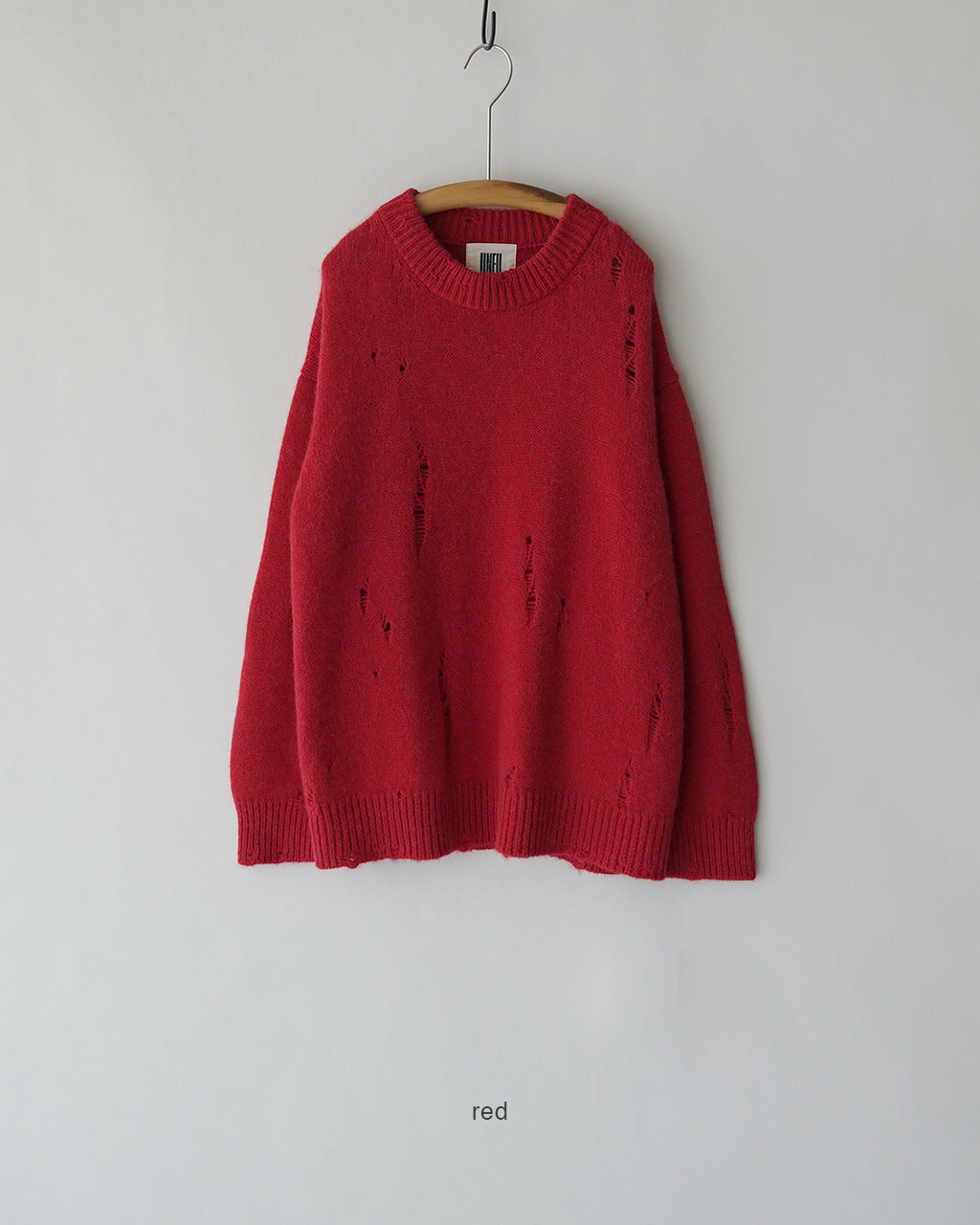 royal baby alpaca damage pattern-knit P/O WXFL-UW130