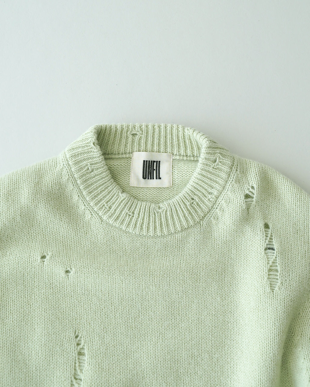 royal baby alpaca damage pattern-knit P/O WXFL-UW130