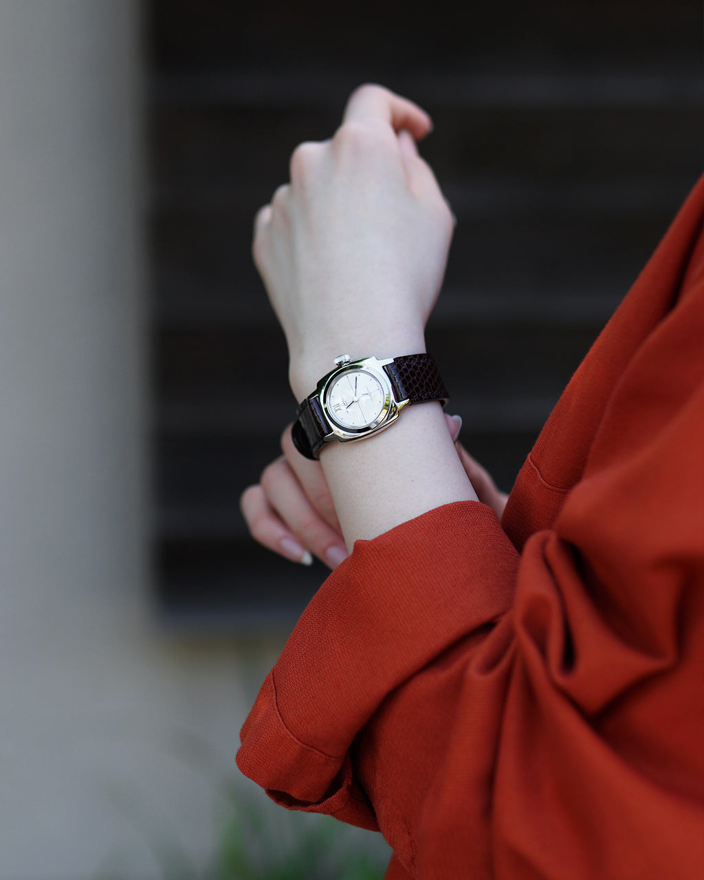 VAGUE WATCH Co. ヴァーグウォッチカンパニー 腕時計 Coussin Sophie Dress Lizard 1920年代 アンティーク風 リザードベルト CO-010-SS【送料無料】【クーポン対象外】