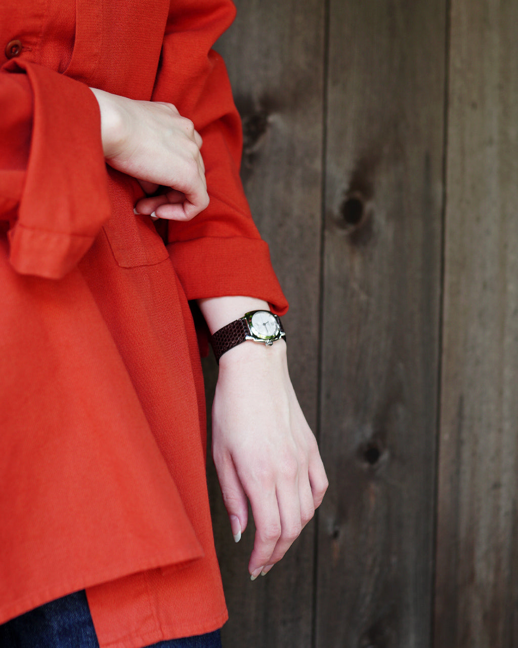 VAGUE WATCH Co. ヴァーグウォッチカンパニー 腕時計 Coussin Sophie Dress Lizard 1920年代 アンティーク風 リザードベルト CO-010-SS【送料無料】【クーポン対象外】