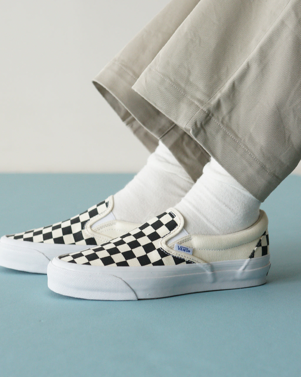 PREMIUM スリッポン 98 LX Slip-On Reissue 98 シューズ 靴 スニーカー チェッカーボード VN000CSE2BO