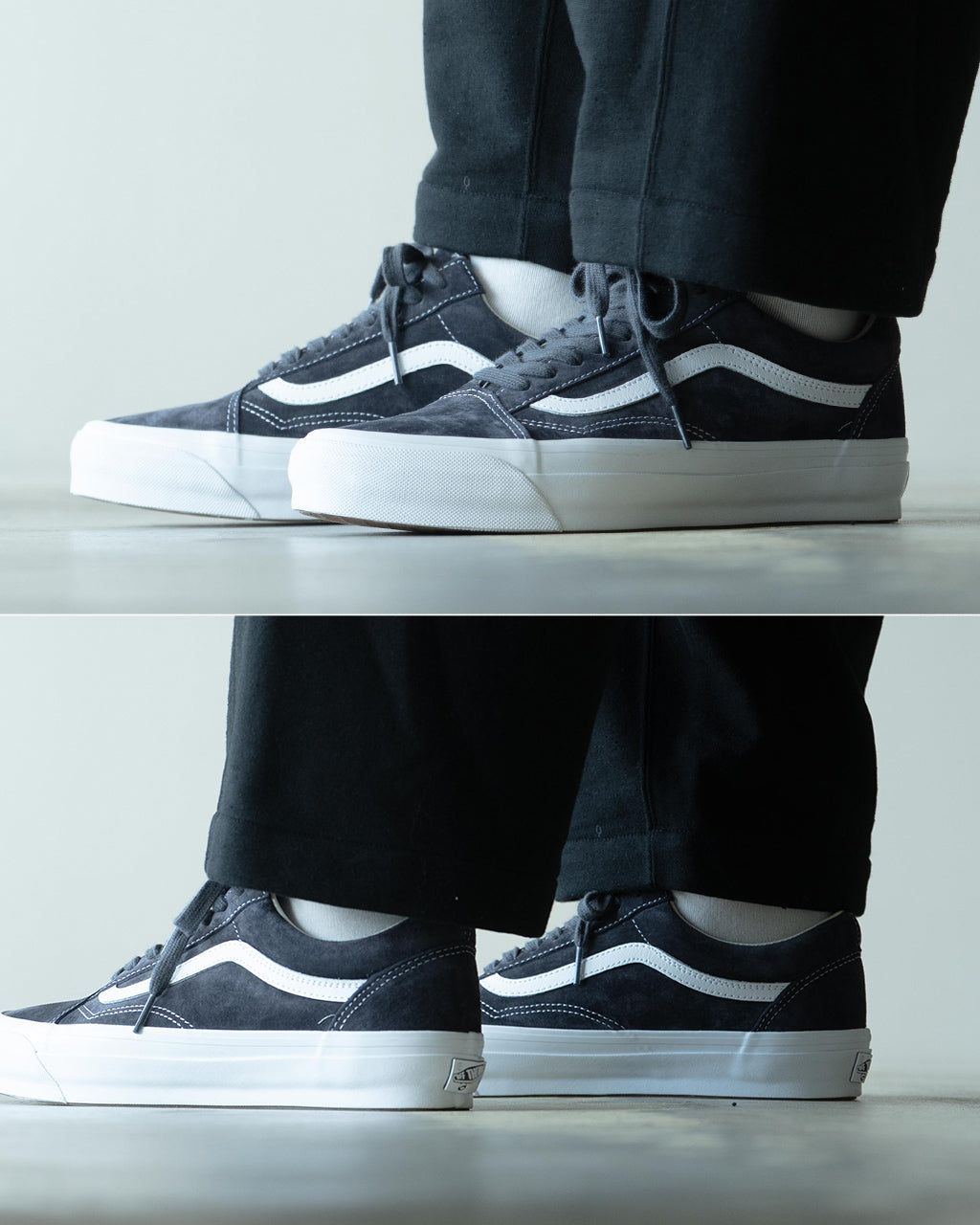 【SALE!20%OFF】PREMIUM オールドスクール ピッグスエード スニーカー Lx Old Skool ローカット レースアップ スケートボード シューズ 靴 VN000D56BYD
