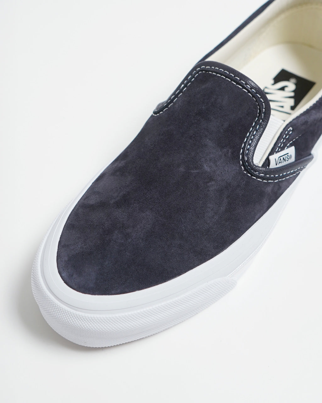 VANS 밴즈 PREMIUM 클래식 슬리폰 98 피그 스웨이드 스니커 Lx Classic Slip-On 98 로우 컷 스케이트 보드 슈즈 신발 VN000D5AEPW【무료우송】