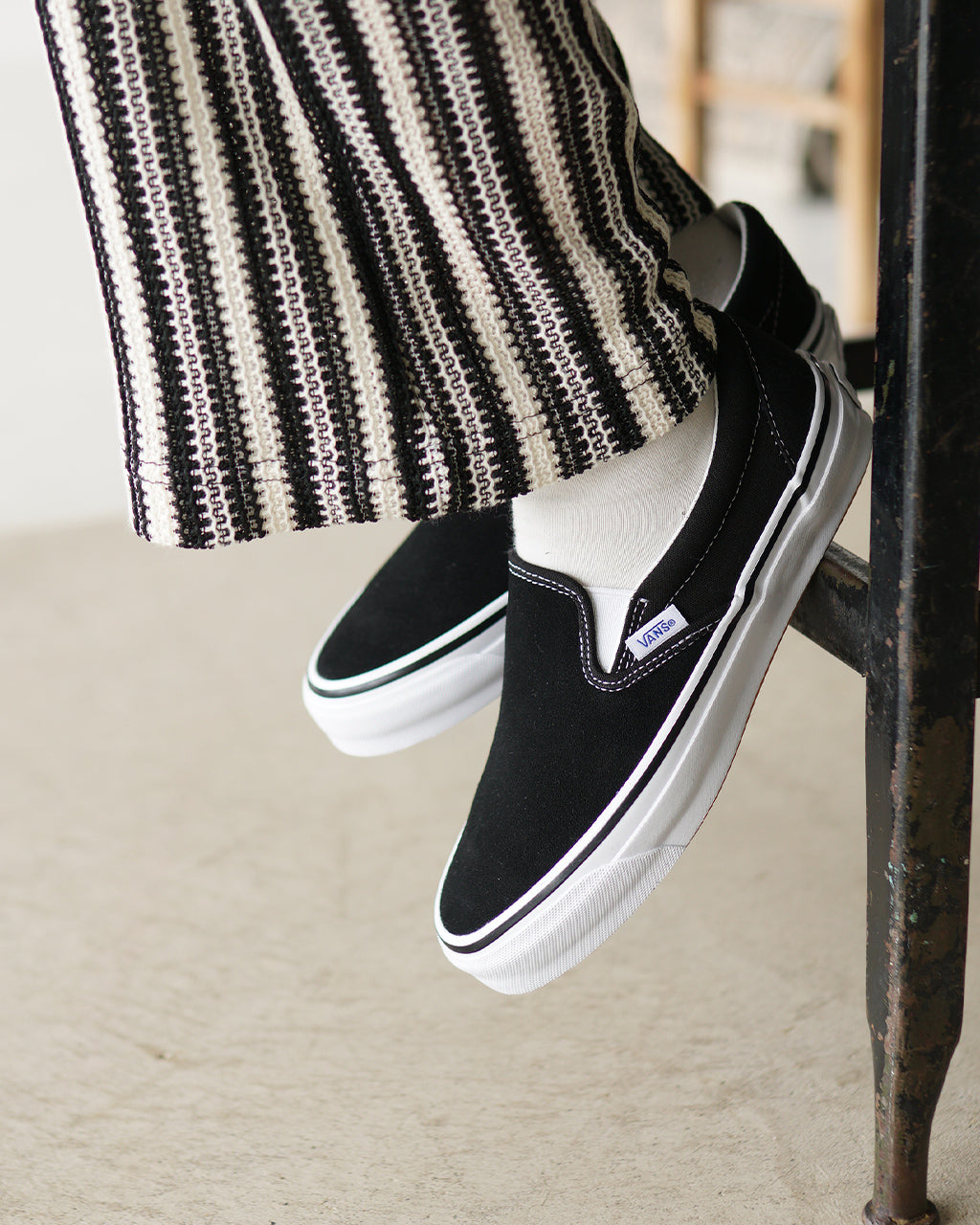 VANS PREMIUM ヴァンズプレミアム スリッポン スニーカー シューズ LX Slip-On Reissue 98 VN000D5AY28