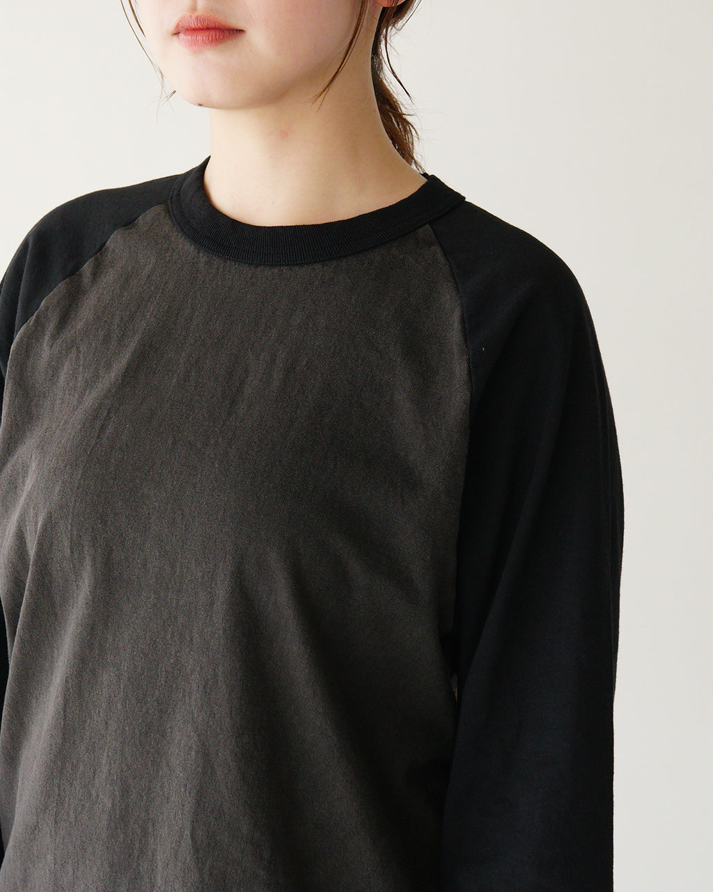 【SALE!40%OFF】WALLA WALLA SPORT ワラワラスポーツ 七分袖 長袖 ラグランスリーブ Tシャツ ツートーン USAコットン PIGMENT DYE 2-TONE B.B. TEE 030223