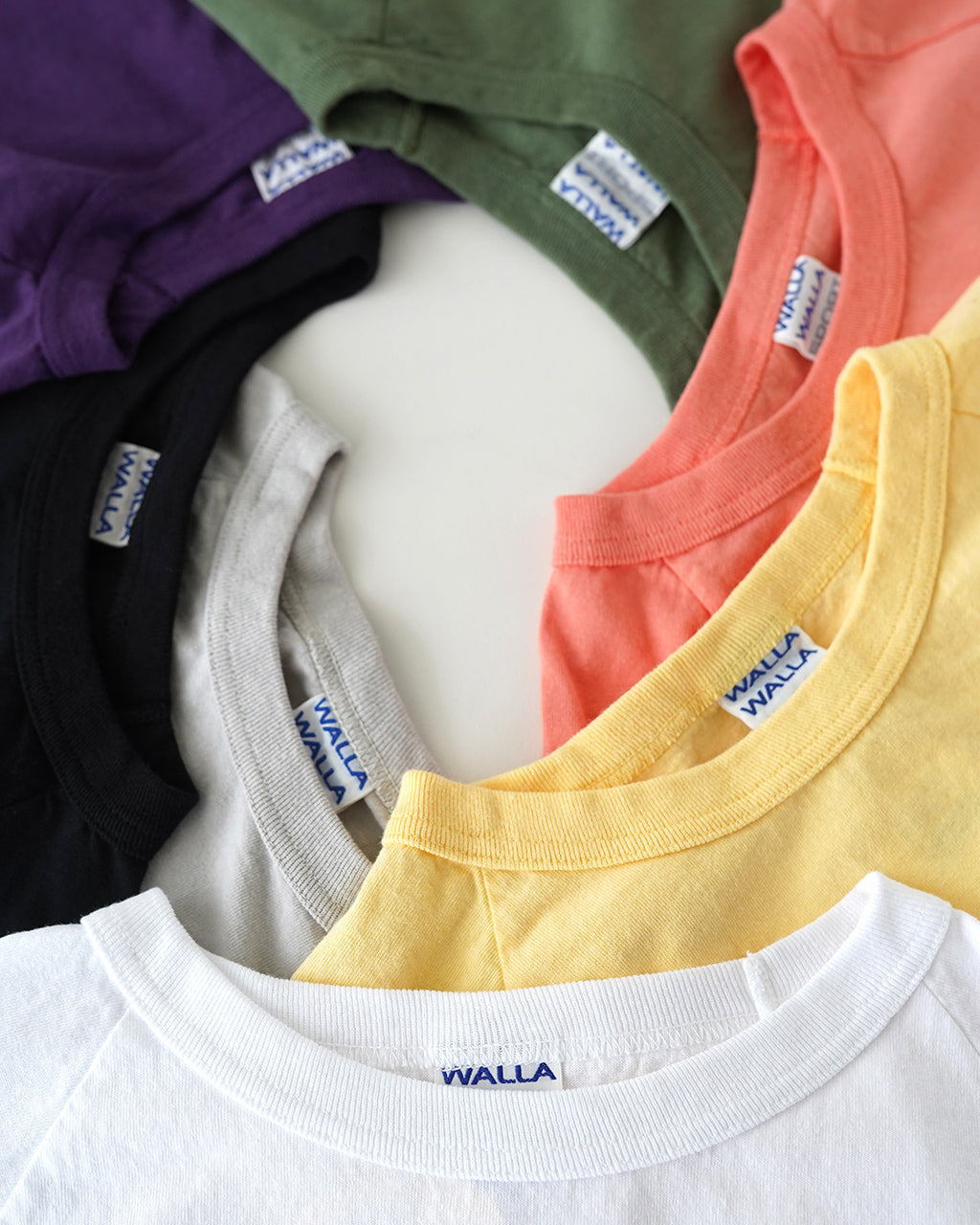 【SALE!30%OFF】WALLA WALLA SPORT ワラワラスポーツ 1/2 SLEEVE LOOSE BASEBALL TEE クルーネック ベースボール 半袖 Tシャツ 1/2 ラグランスリーブ 030225-SR
