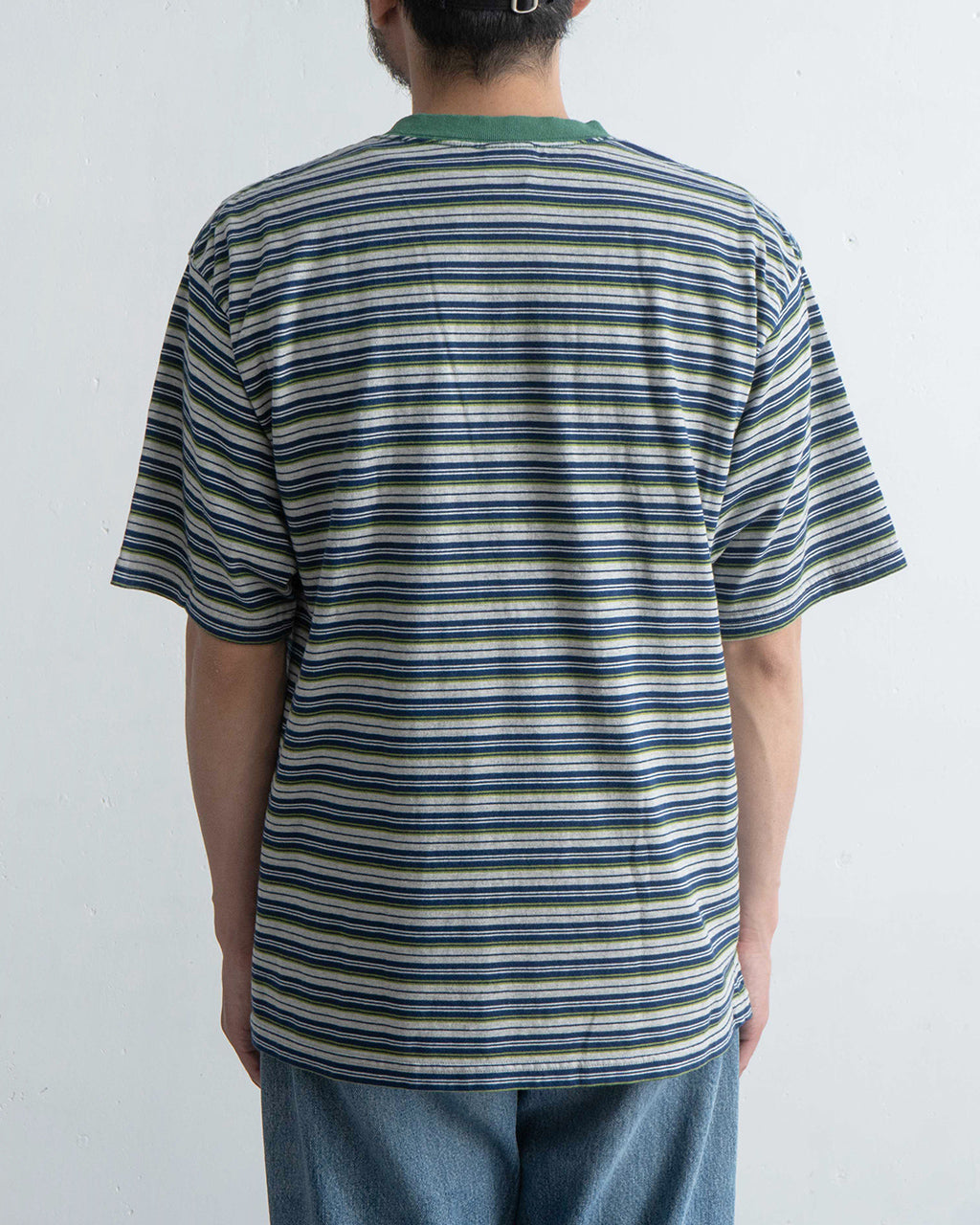 【SALE!30%OFF】WALLA WALLA SPORT ワラワラスポーツ 半袖 ストライプTシャツ S/S STRIPE TEE カットソー ショートスリーブ クルーネック 040064 レトロ ボーダー レイヤード