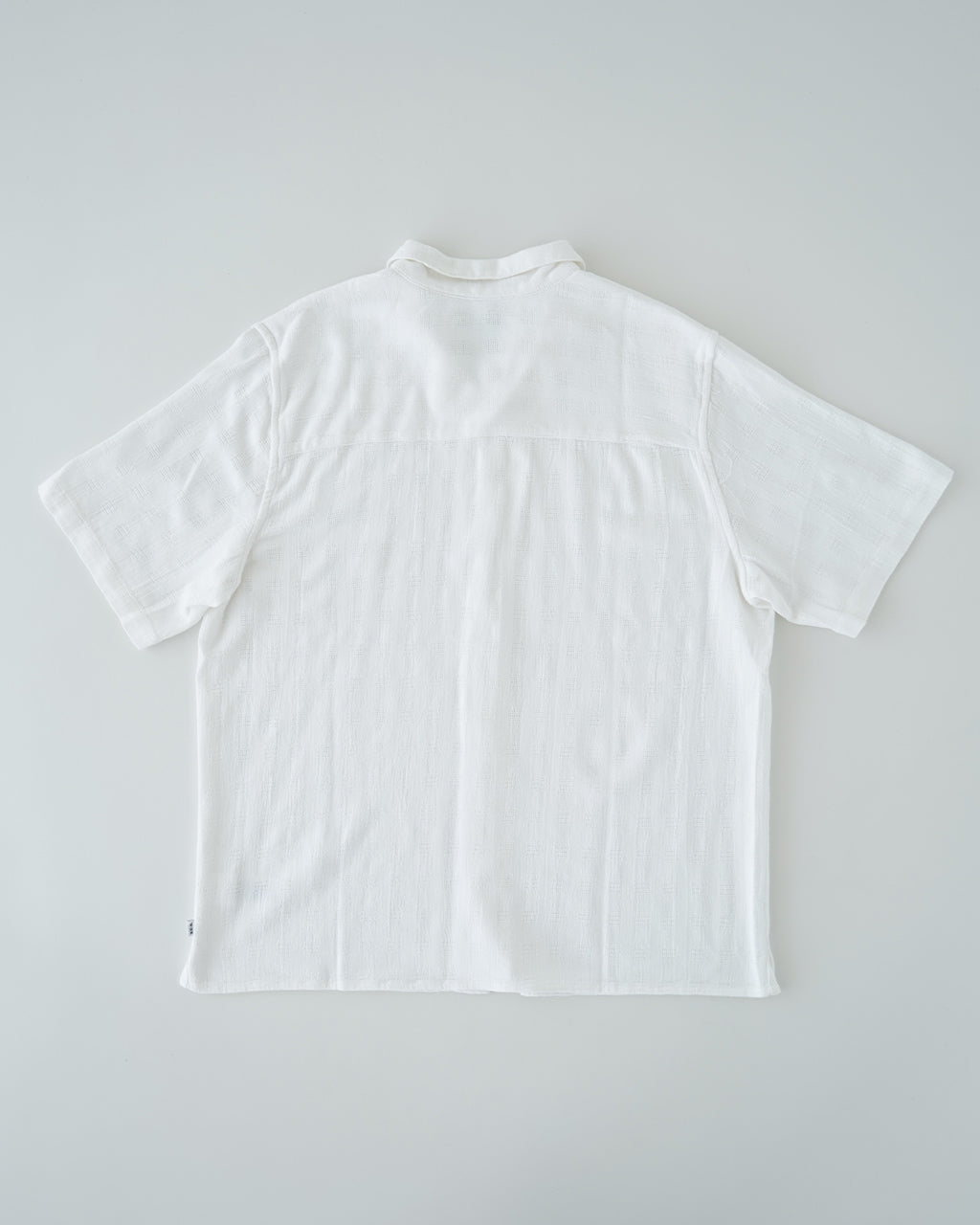 wax london ワックスロンドン ディドコット ショートスリーブ シャツ メンズ DIDCOT SS SHIRT OPEN WEAVE GRID 【送料無料】 正規取扱店