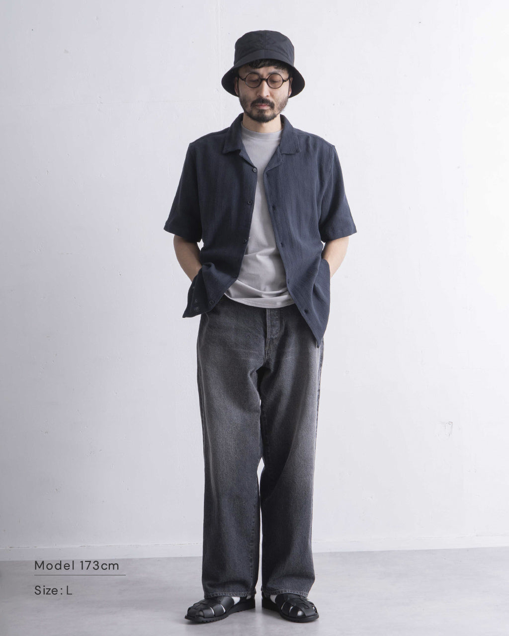 wax london ワックスロンドン ディドコット ショートスリーブ シャツ メンズ DIDCOT SS SHIRT OPEN WEAVE GRID 【送料無料】 正規取扱店