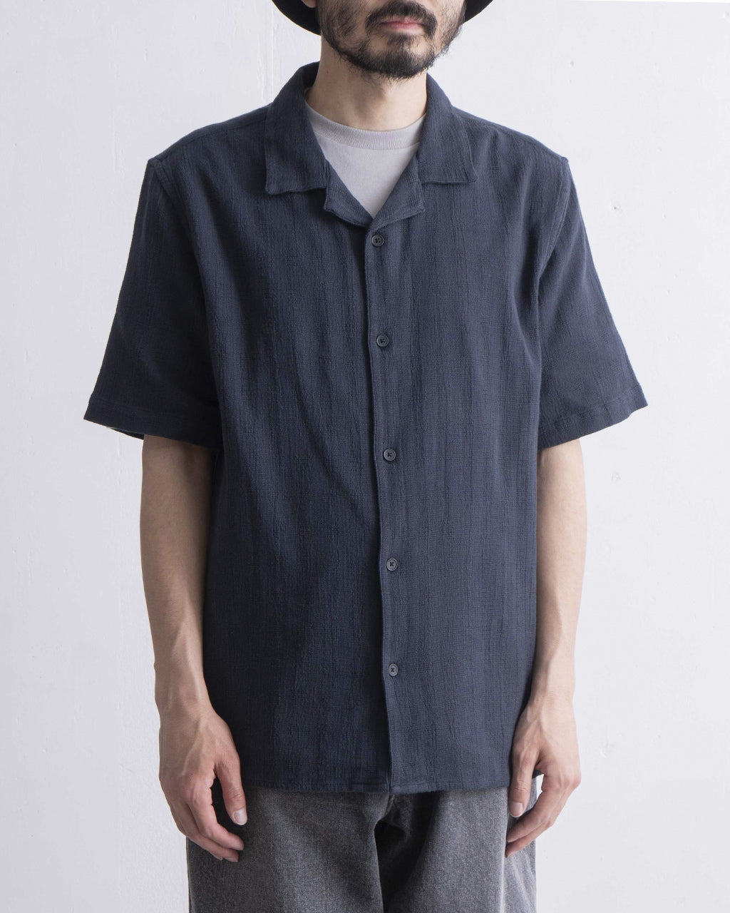 【アウトレット!30%OFF】 ディドコット ショートスリーブ シャツ メンズ DIDCOT SS SHIRT OPEN WEAVE GRID 【送料無料】 正規取扱店