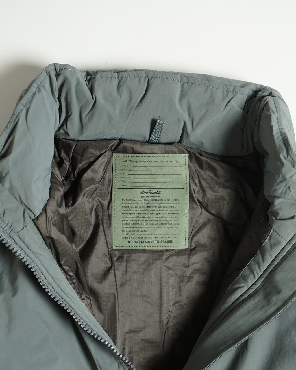 【SALE!20%OFF】WILD THINGS ワイルドシングス マウンテンジャケット ダウン ハッピージャケット タイプ2 アウター HAPPY JACKET TYPE2 WT24102SN