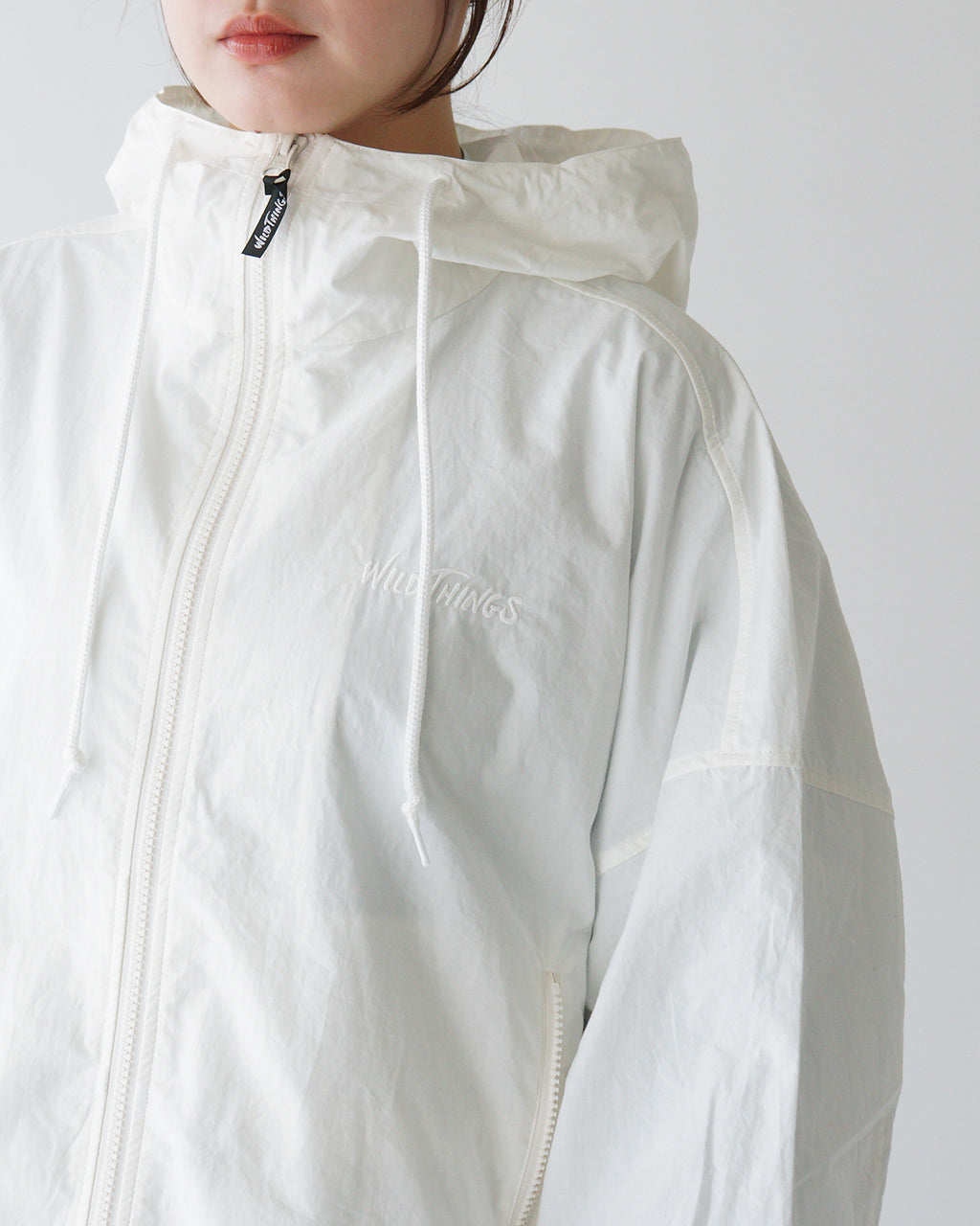 【週末限定!対象アイテム10%OFF】WILD THINGS ワイルドシングス フード ジャケット RURAL HOOD JACKET ルーラル ショート丈 ライトアウター ジップアップ WTL251-06【送料無料】