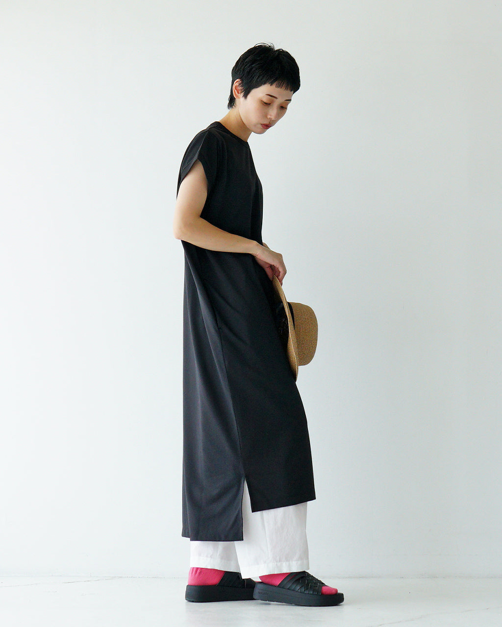 WILD THINGS ワイルドシングス 半袖 ワンピース FASTDRY FLEX ONEPIECE ファストドライフレックス イージーケア クルーネック WTL25026IS【送料無料】