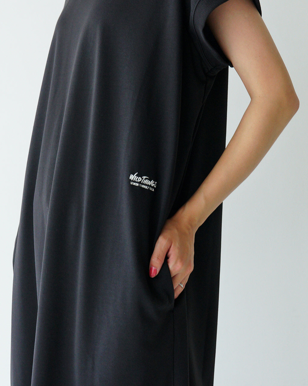 WILD THINGS ワイルドシングス 半袖 ワンピース FASTDRY FLEX ONEPIECE ファストドライフレックス イージーケア クルーネック WTL25026IS【送料無料】