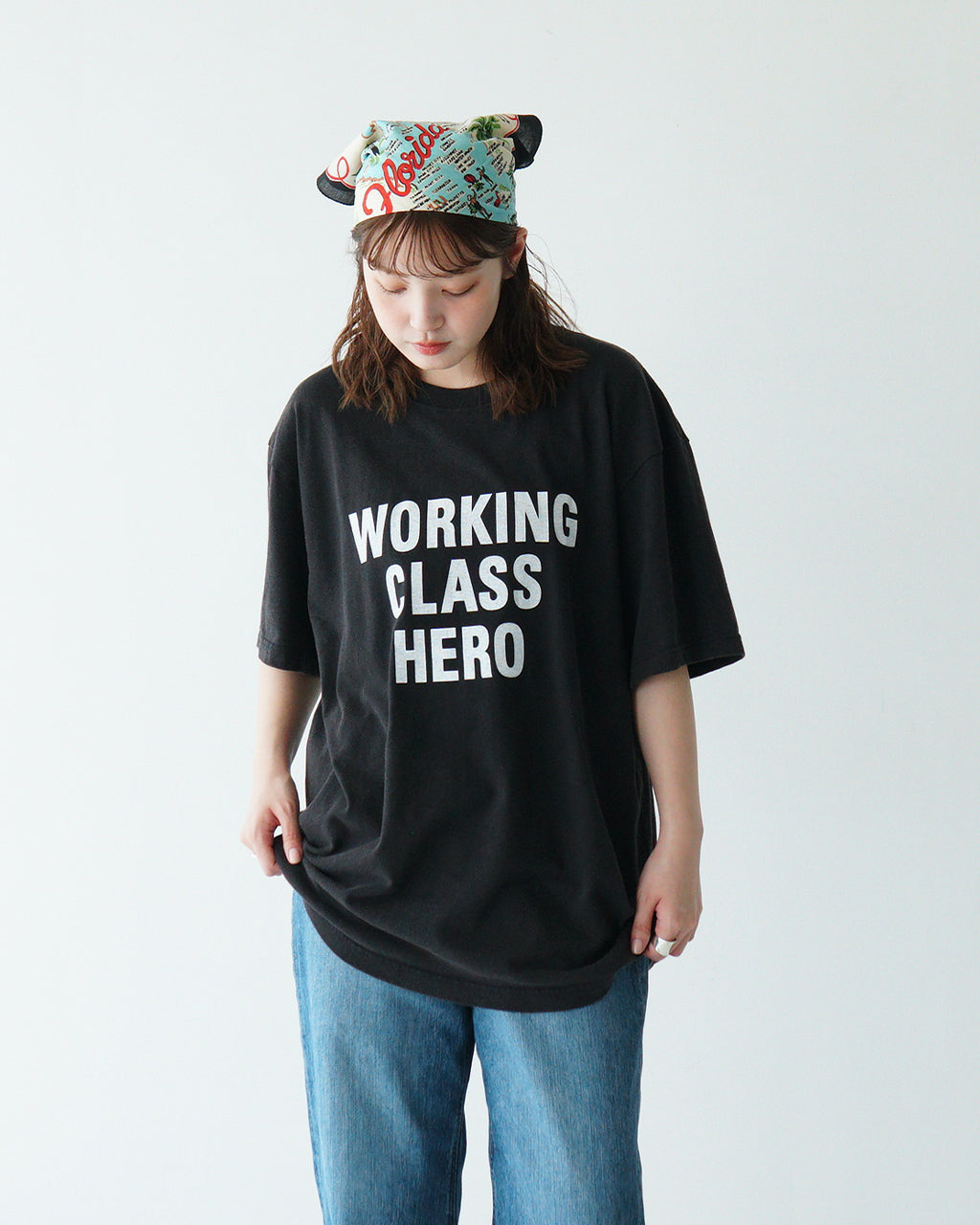 【SALE!30%OFF】WORN FREE ウォーンフリー 半袖Tシャツ WORKING CLASS HERO YOU ARE HERE ジョンレノン ビートルズ WFR-VTG-000001 WFR-VTG-000003