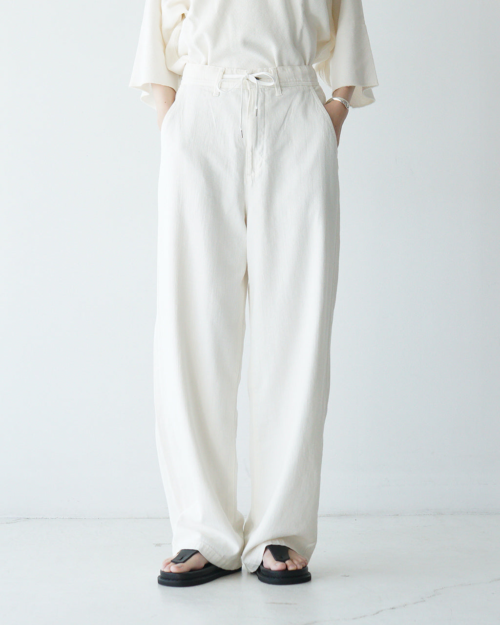 \早得24時間限定ポイント10倍/YANUK ヤヌーク リラックス リリス Relax LILITH ストレートパンツ ワイド デニム ジーンズ Relax LILITH NWH 57152307【送料無料】