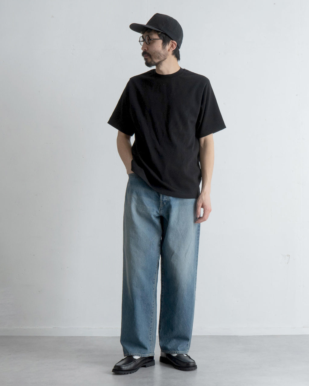 半袖ニットTシャツ リジッド シーアイランド コットン 丸胴 RIGID SEA ISLAND COTTON YOKO-MARUDO KNIT TEE 95-252-022