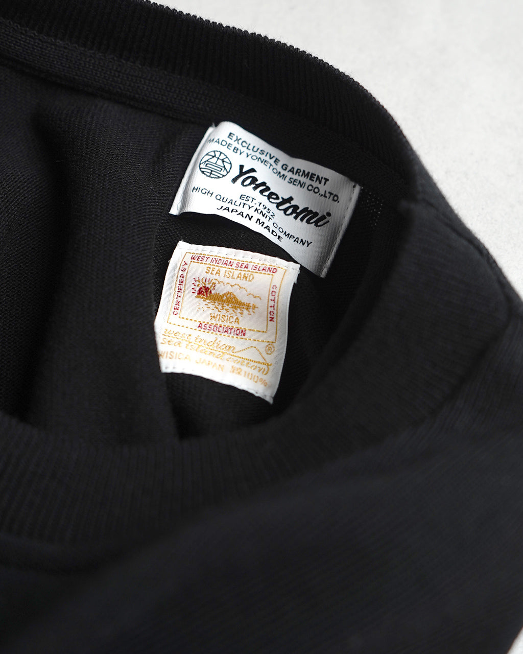 半袖ニットTシャツ リジッド シーアイランド コットン 丸胴 RIGID SEA ISLAND COTTON YOKO-MARUDO KNIT TEE 95-252-022