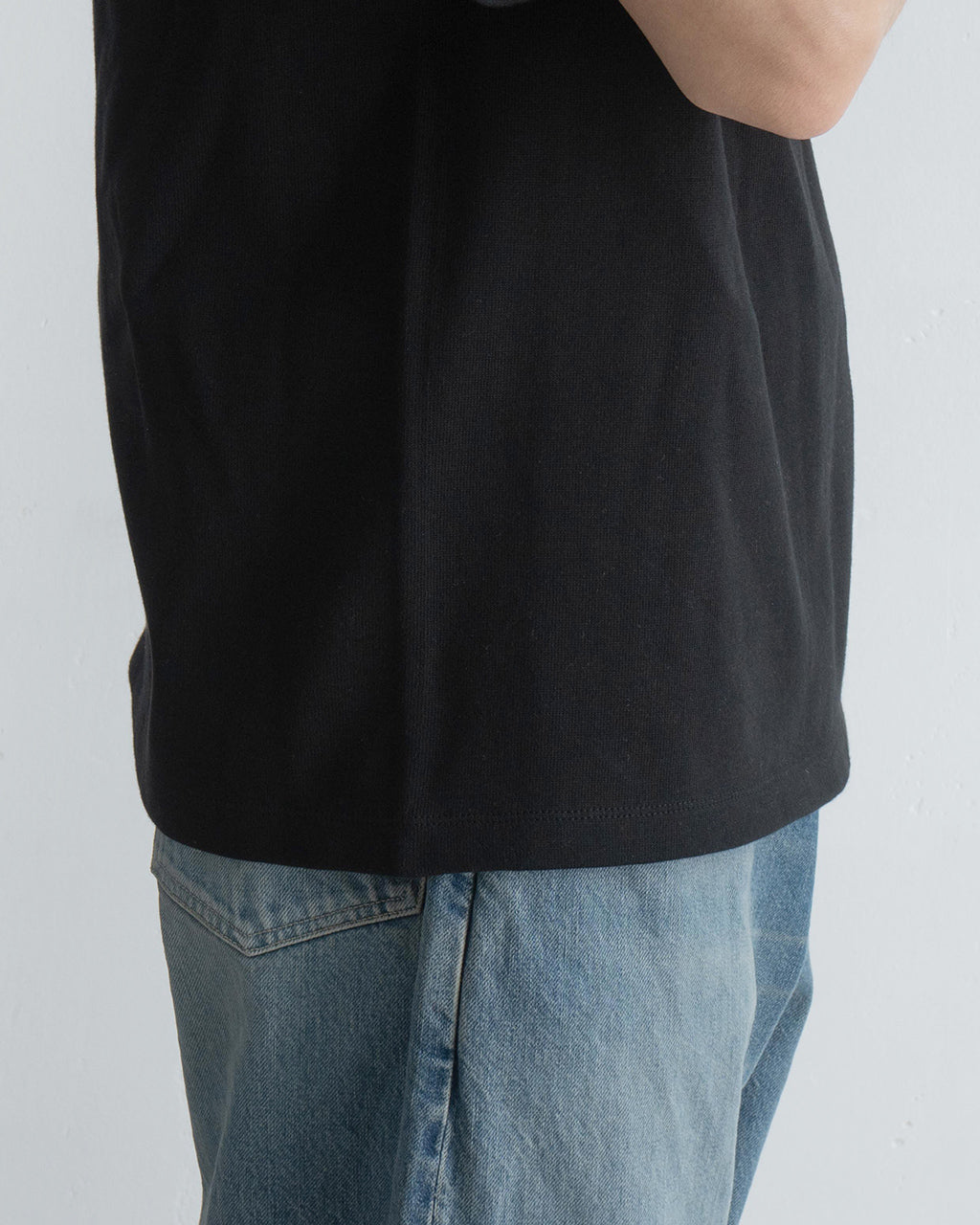 半袖ニットTシャツ リジッド シーアイランド コットン 丸胴 RIGID SEA ISLAND COTTON YOKO-MARUDO KNIT TEE 95-252-022
