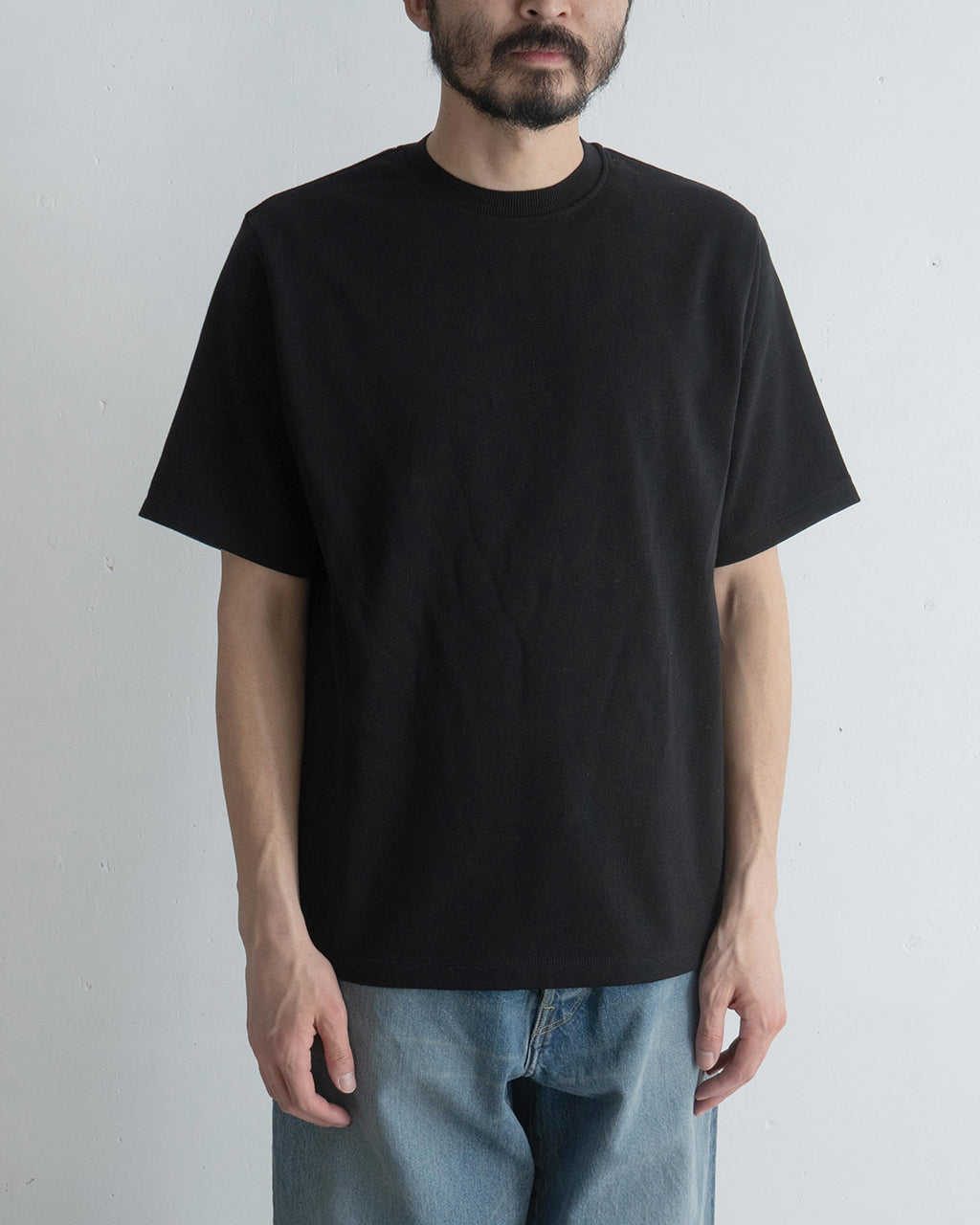 半袖ニットTシャツ リジッド シーアイランド コットン 丸胴 RIGID SEA ISLAND COTTON YOKO-MARUDO KNIT TEE 95-252-022