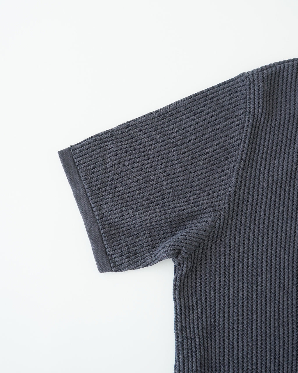 Yonetomi ヨネトミ 半袖ニット シャツ カーディガン コットン 透かし編み シースルー COTTON SUKASHI KNIT S/T 95-252-032【送料無料】