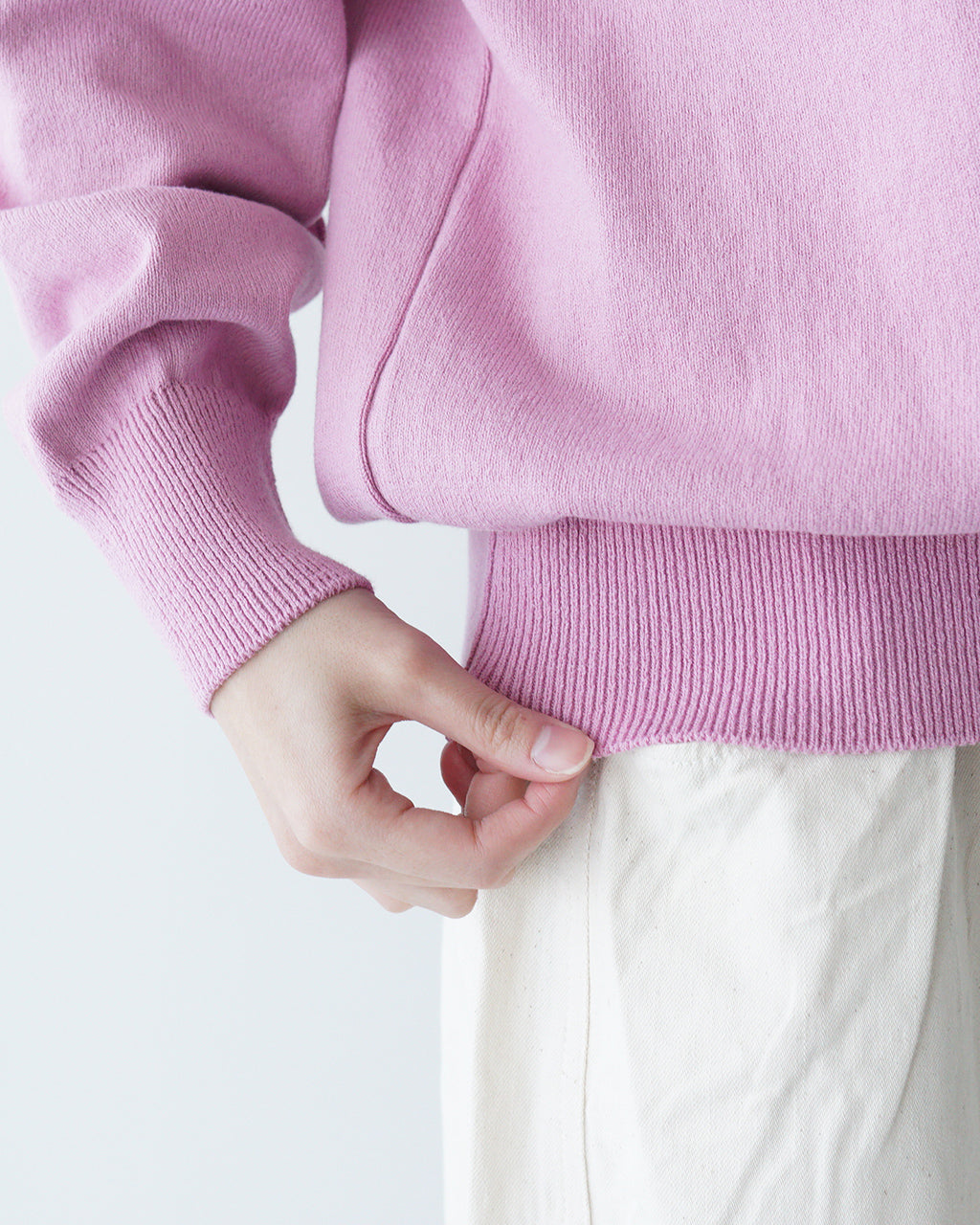 【アウトレット!30%OFF】Yonetomi ヨネトミ ウェーブコットンニット WAVE COTTON KNIT P/O (SOLID) プルオーバー セーター 95-252-010【送料無料】