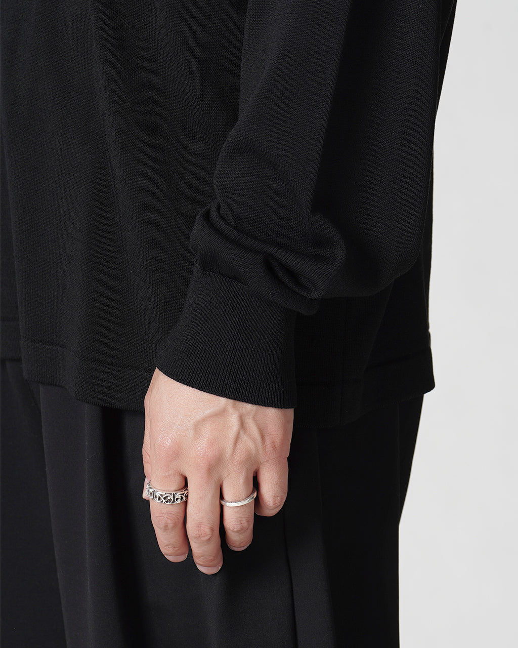【SALE!30%OFF】ヨネトミ シルク ニット プルオーバー SILK KNIT P/L ポロ 95-244-008