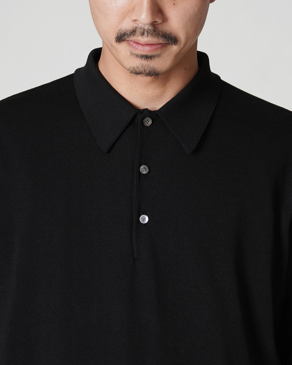 【SALE!30%OFF】ヨネトミ シルク ニット プルオーバー SILK KNIT P/L ポロ 95-244-008