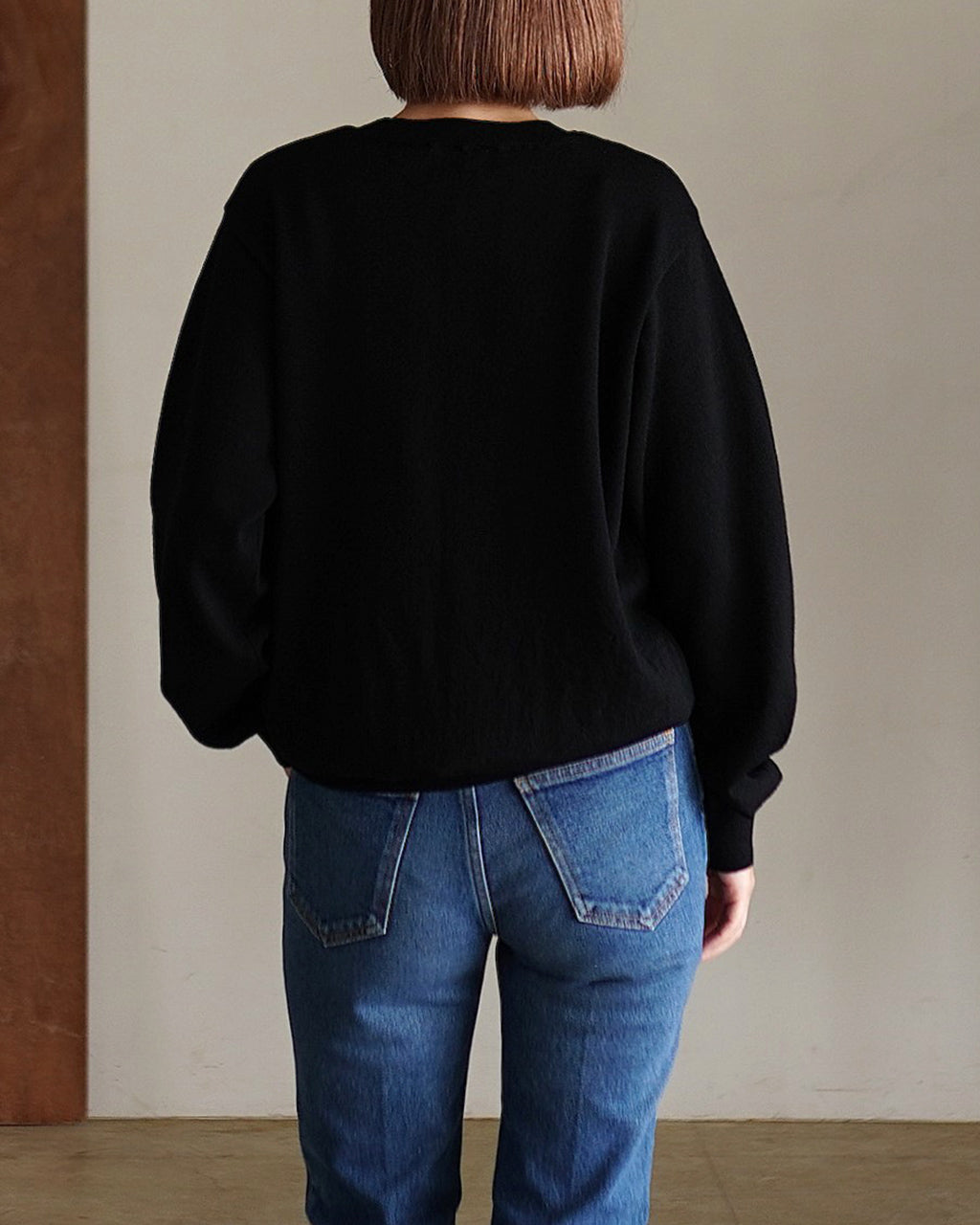 HIGH TWIST WOOL KNIT PULLOVER 95-254-010