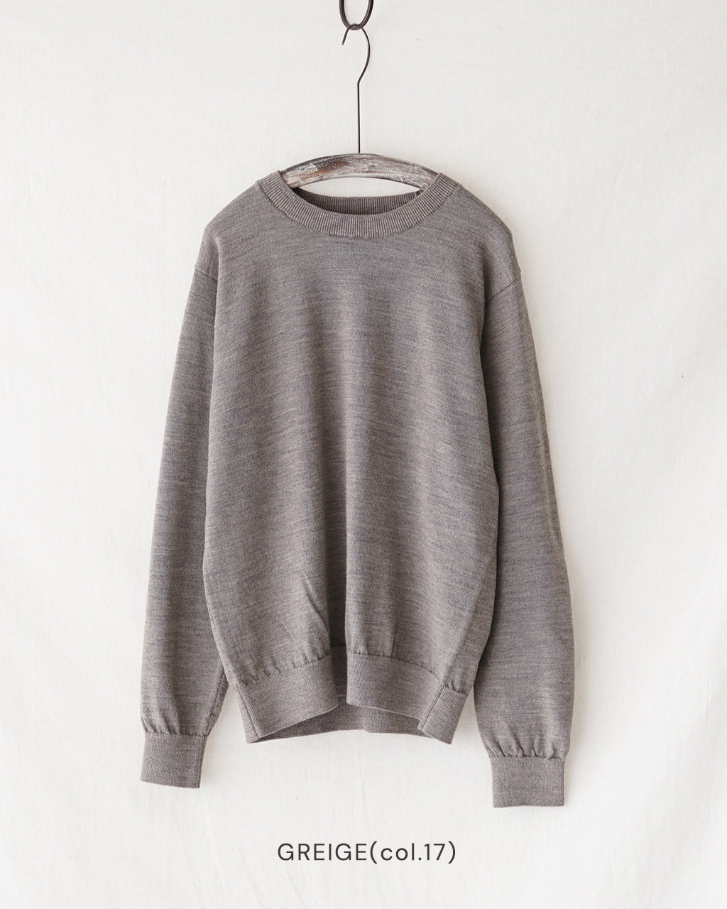HIGH TWIST WOOL KNIT PULLOVER 95-254-010