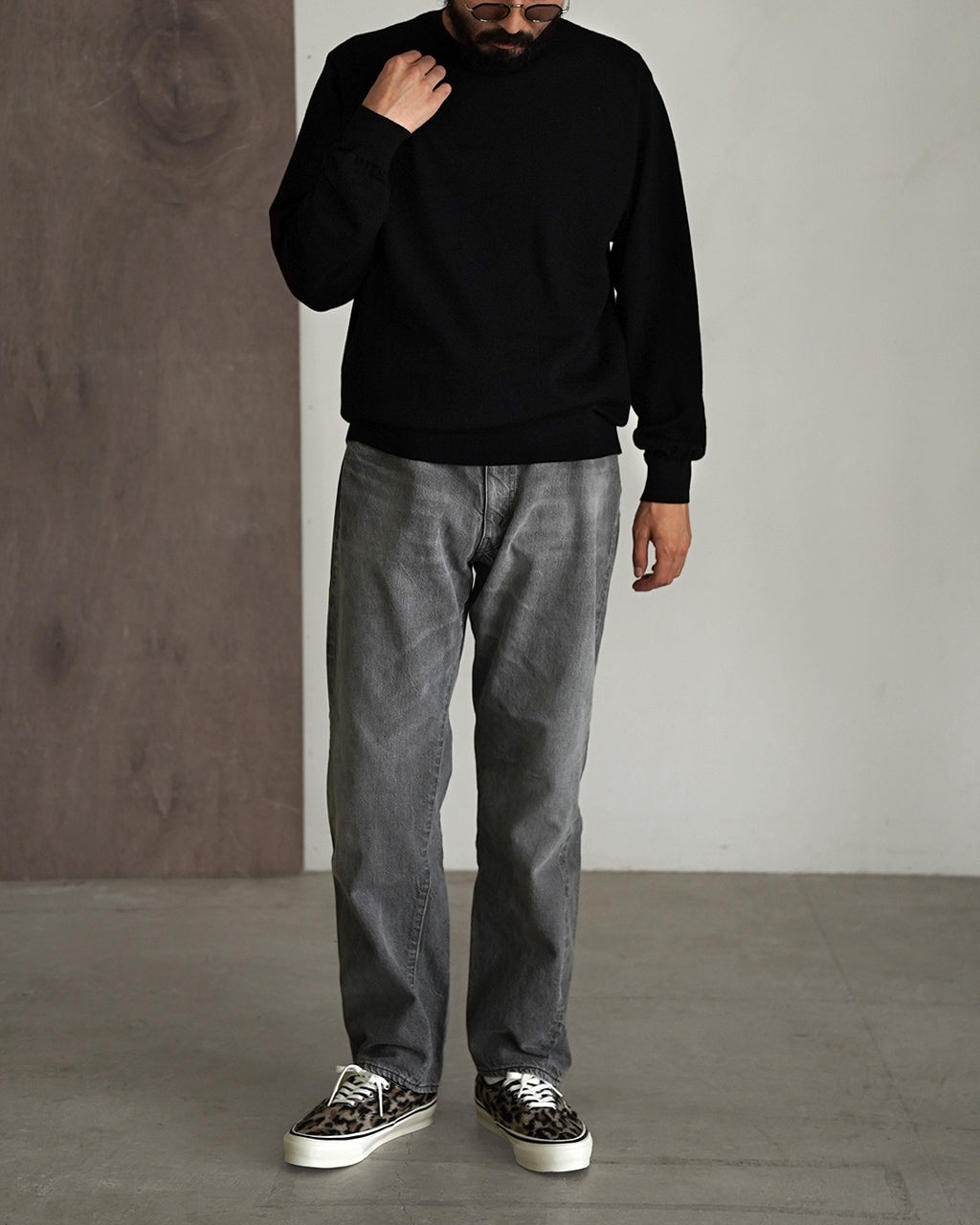 HIGH TWIST WOOL KNIT PULLOVER 95-254-010