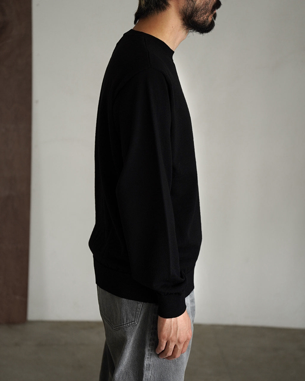HIGH TWIST WOOL KNIT PULLOVER 95-254-010
