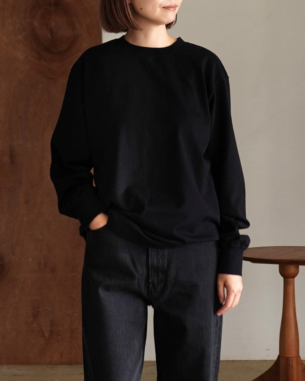 Yonetomi NEW BASIC T-SHIRT〈LONG SLEEVE〉95-254-017