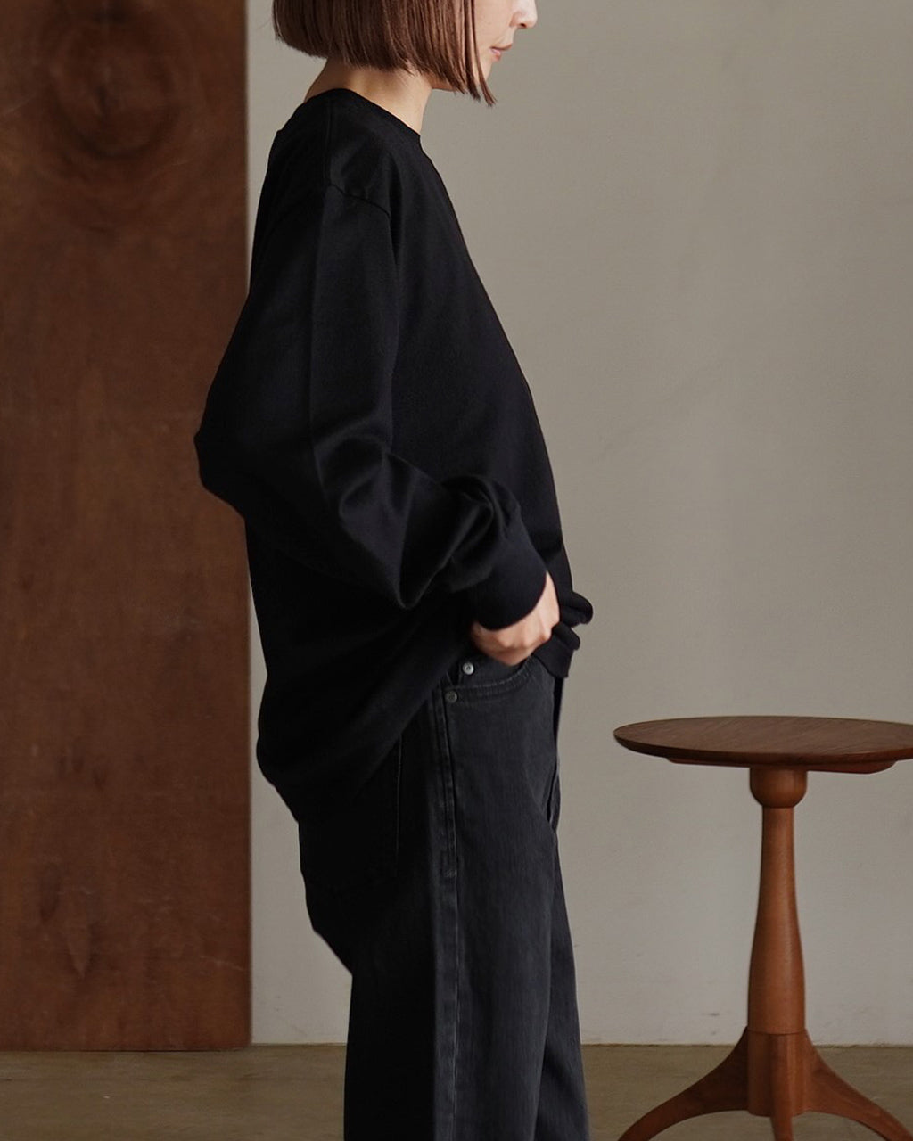 Yonetomi NEW BASIC T-SHIRT〈LONG SLEEVE〉95-254-017