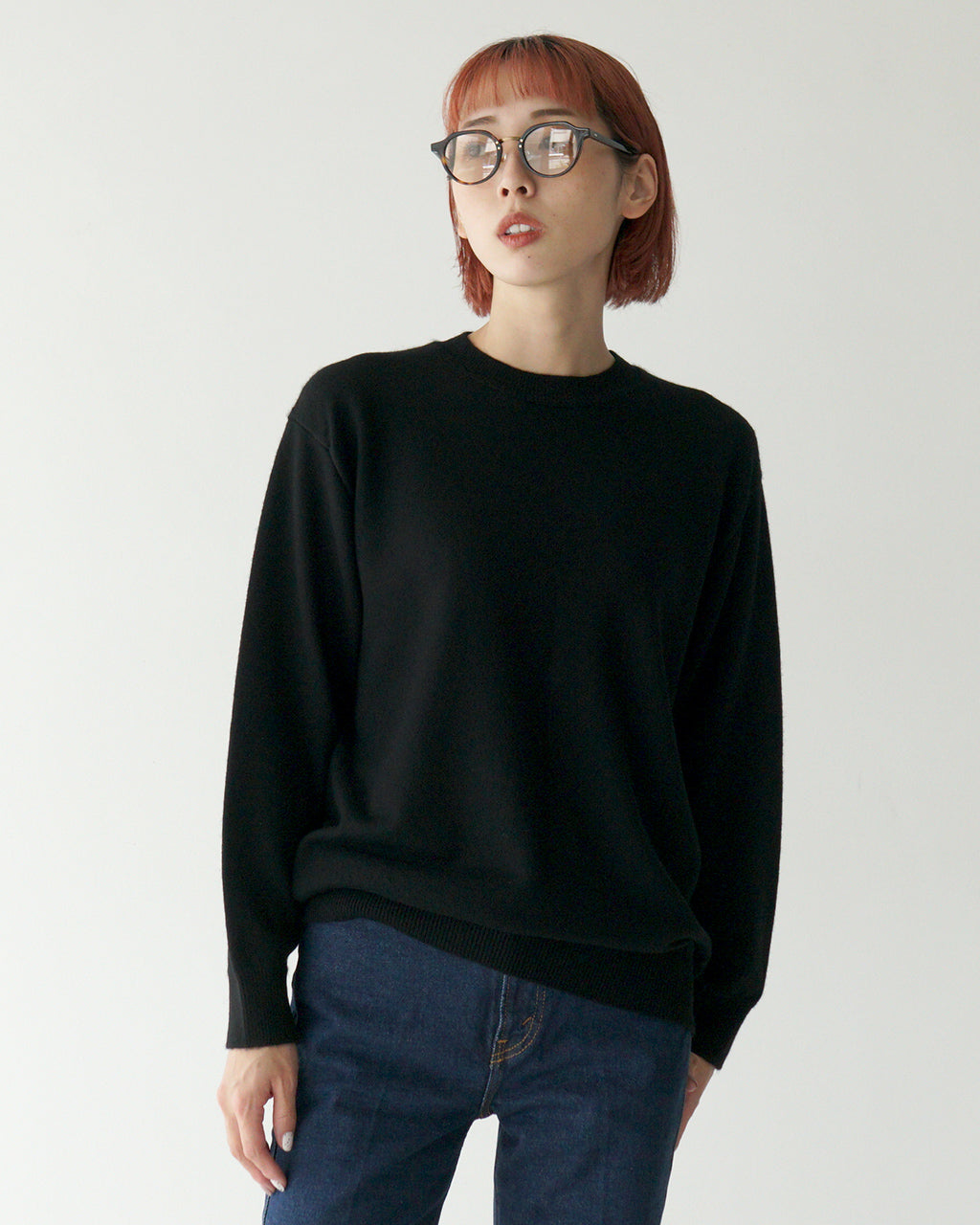 Yonetomi NEW BASIC CASHMERE KNIT P/O 95-244-022