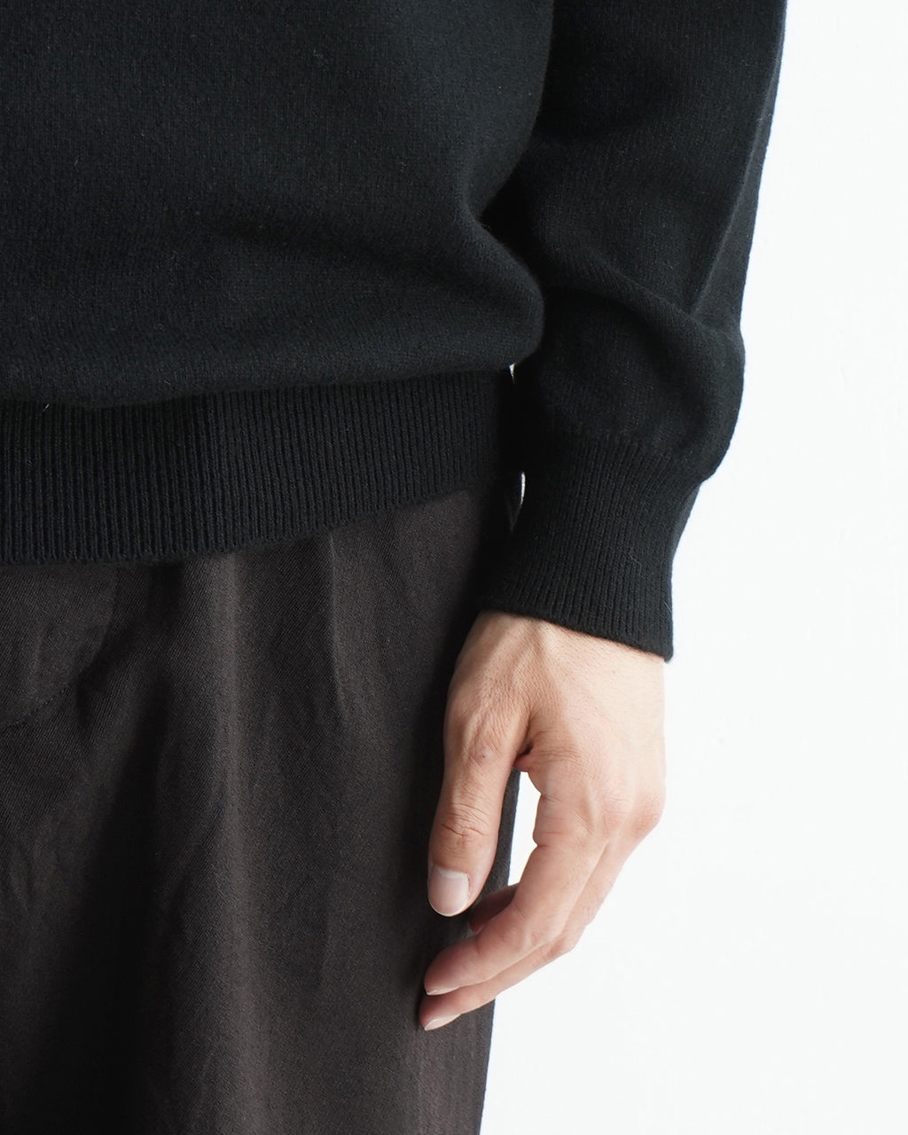 Yonetomi NEW BASIC CASHMERE KNIT P/O 95-244-022