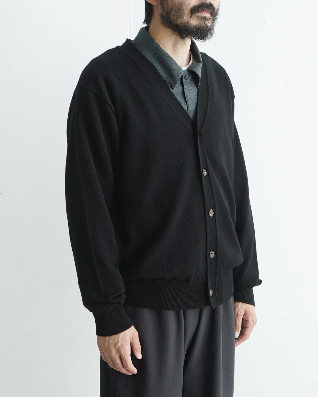 Yonetomi NEW BASIC CASHMERE KNIT C/D 95-244-023s