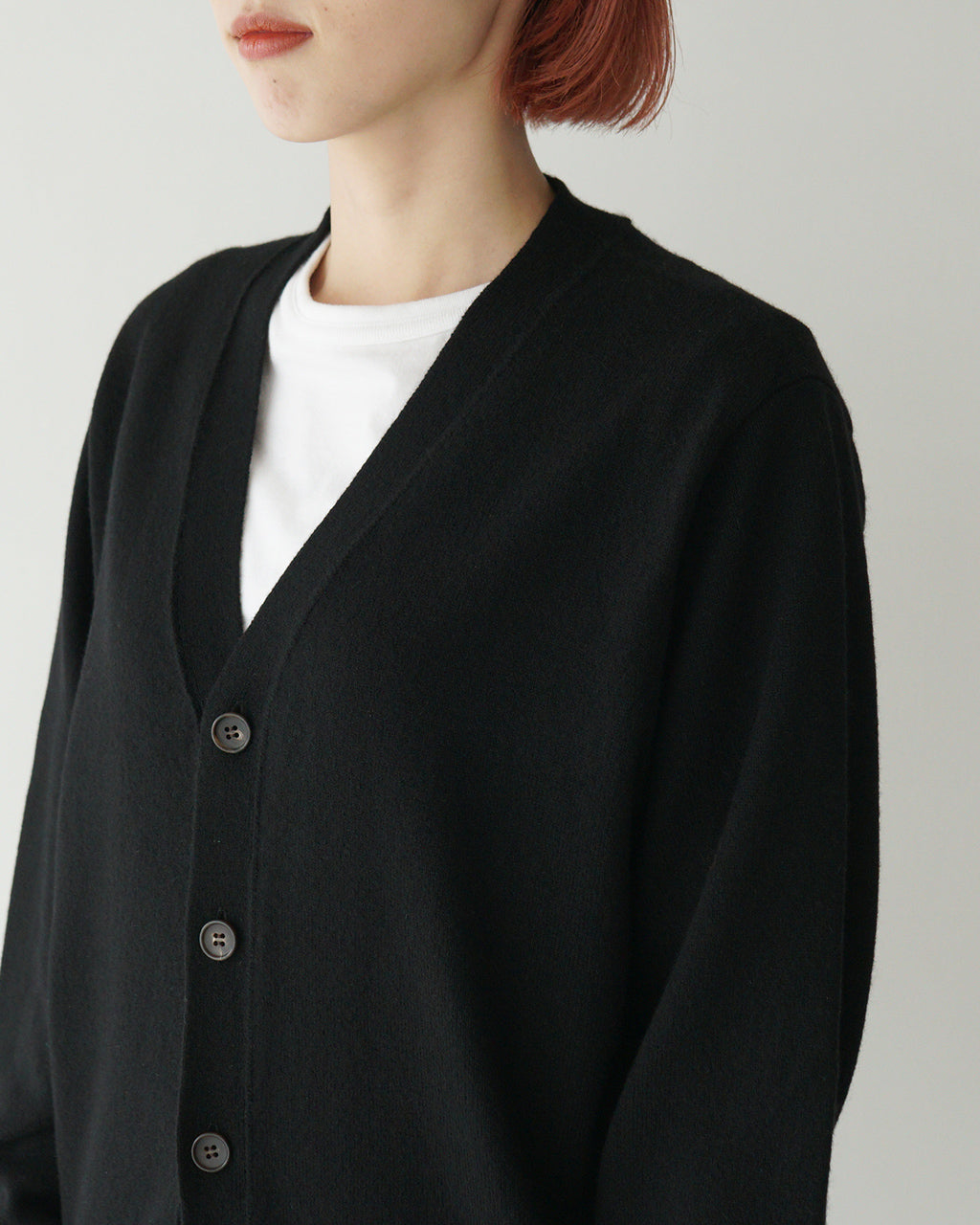Yonetomi NEW BASIC CASHMERE KNIT C/D 95-244-023s