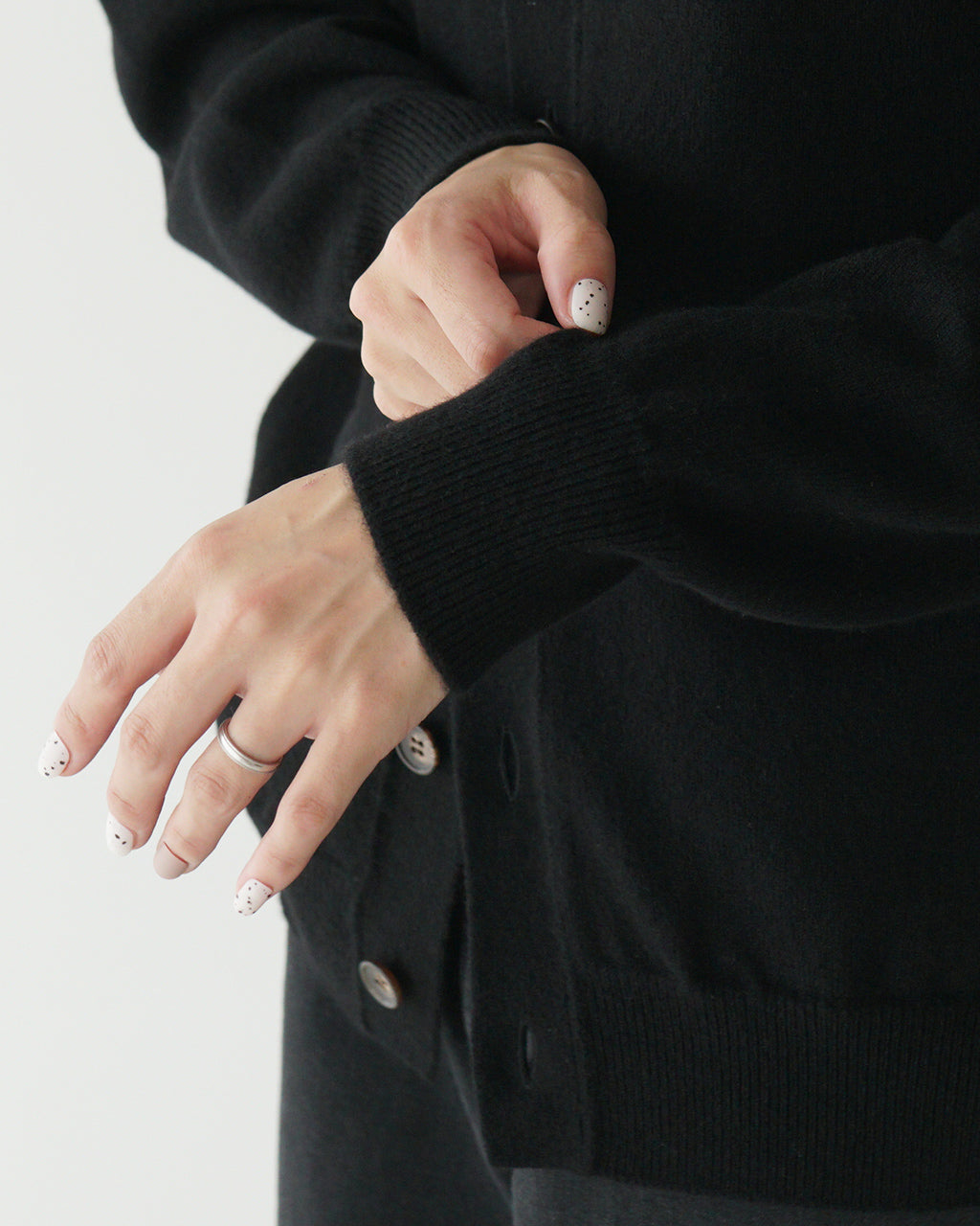 Yonetomi NEW BASIC CASHMERE KNIT C/D 95-244-023s