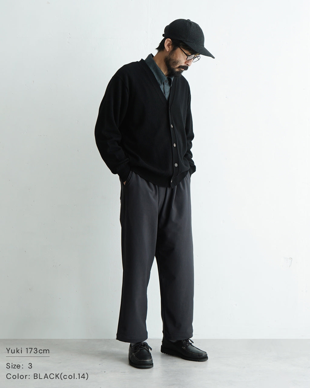 Yonetomi NEW BASIC CASHMERE KNIT C/D 95-244-023s
