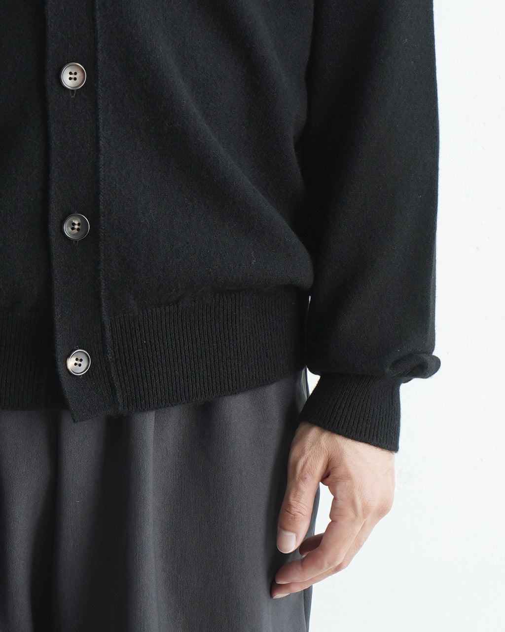 Yonetomi NEW BASIC CASHMERE KNIT C/D 95-244-023s