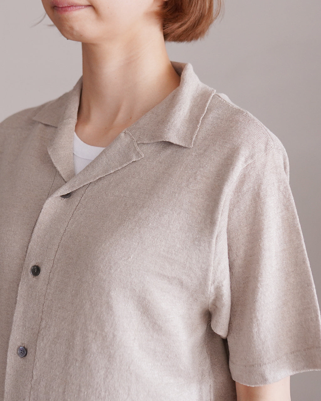 AMA LINEN KNIT SHIRT 95-262-019