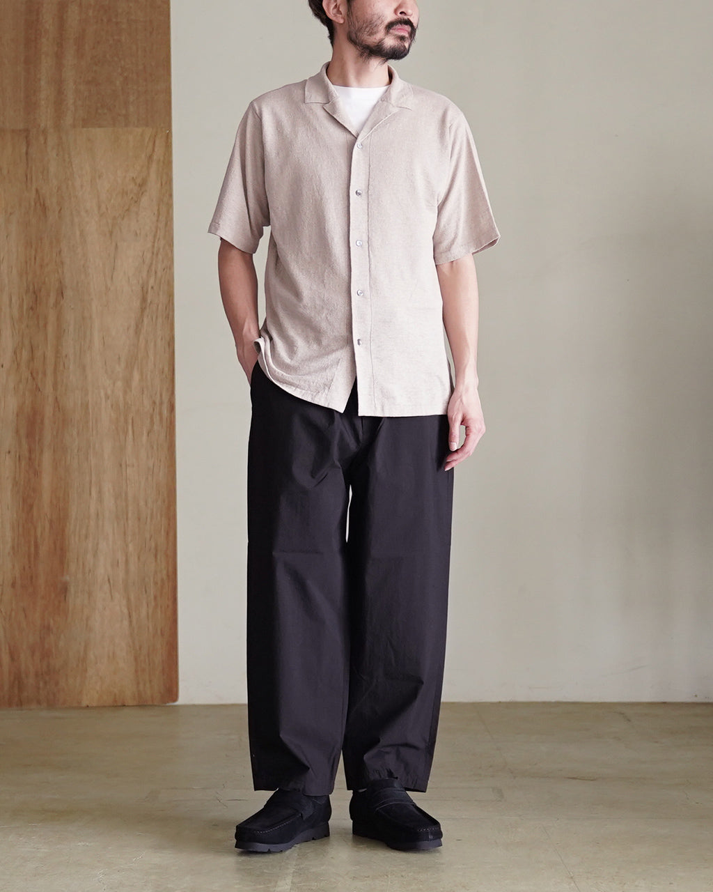 AMA LINEN KNIT SHIRT 95-262-019